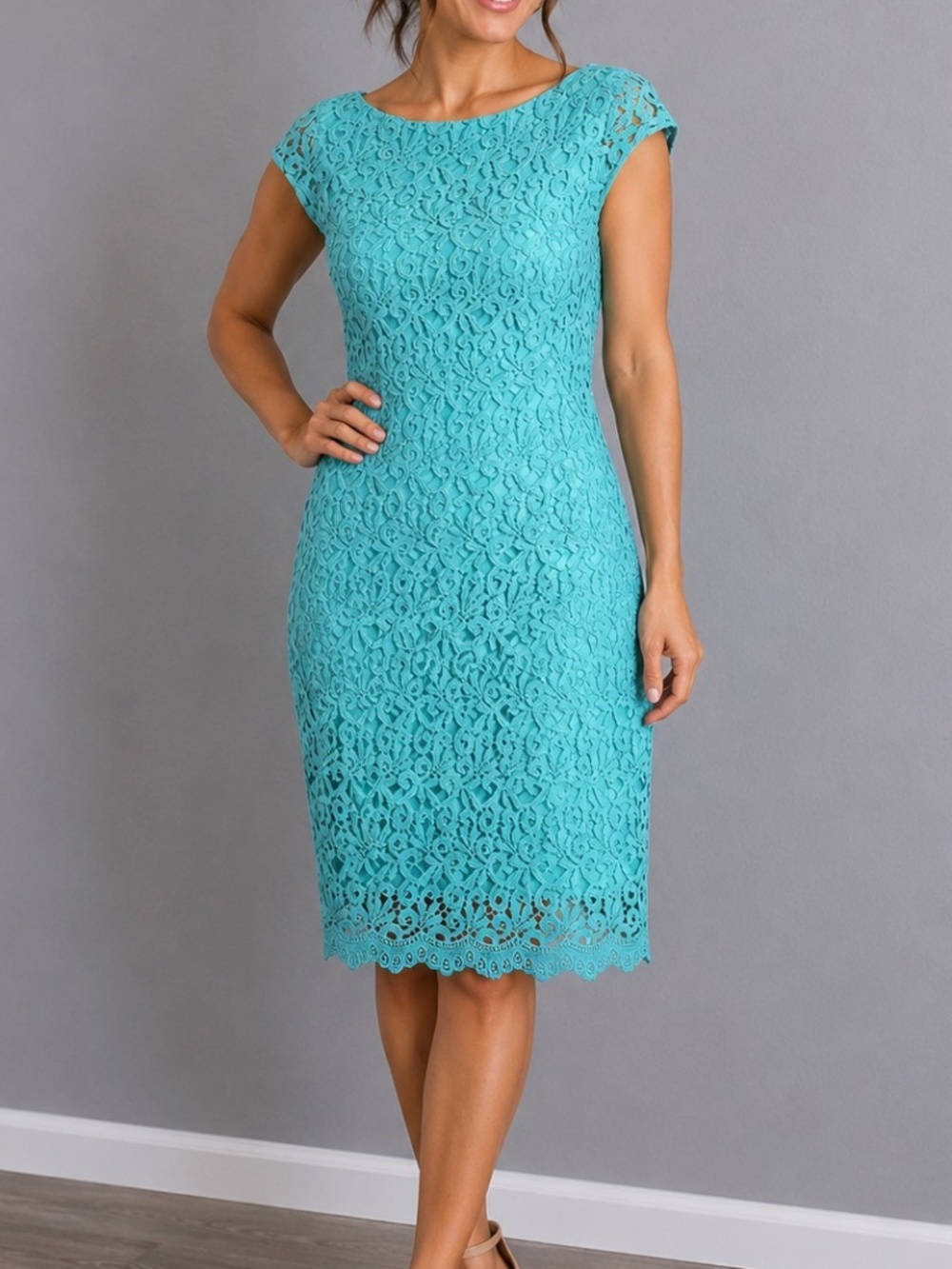 New w/ Tags Lauren Ralph Lauren Lace fully lined dress Size 8.